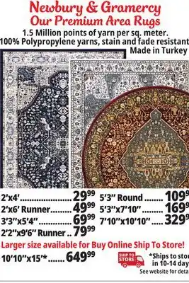 Ocean State Job Lot Newbury & gramercy area rugs offer