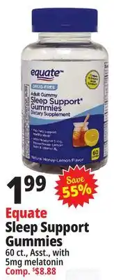 Ocean State Job Lot Equate sleep support gummies offer