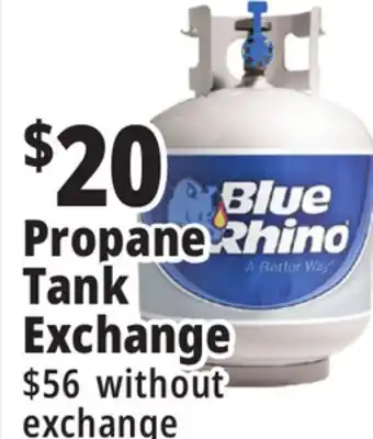 Ocean State Job Lot Blue rhino propane tank exchange offer