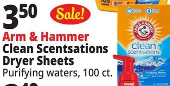 Ocean State Job Lot Arm & hammer clean scentsations dryer sheets offer