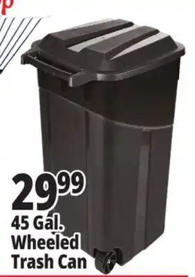 Ocean State Job Lot 45 gallon wheeled trash can offer