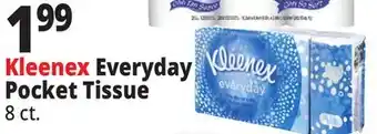Ocean State Job Lot Kleenex everyday facial tissue, 8 count offer