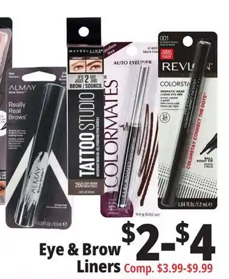 Ocean State Job Lot Eye & brow liners offer
