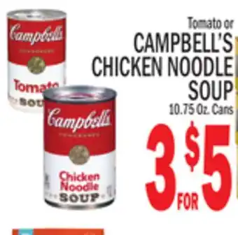 C Town Campbell's chicken noodle soup offer
