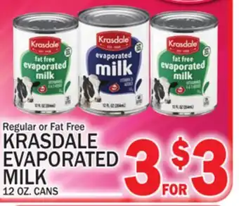 C Town Krasdale evaporated milk offer