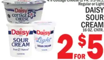 C Town Daisy sour cream 16 oz. cntr offer