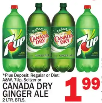 C Town Canada dry ginger ale offer