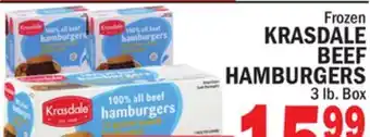C Town Krasdale beef beef hamburgers offer