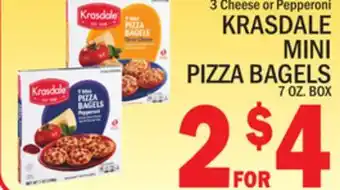 C Town Krasdale mini pizza bagels offer