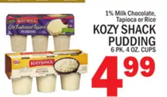 C Town Kozy shack pudding offer