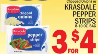 C Town Krasdale pepper strips offer