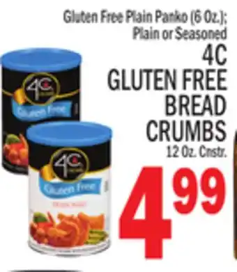 C Town 4c gluten free bread crumbs 12 oz. cnstr offer