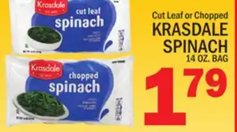 C Town Krasdale spinach offer