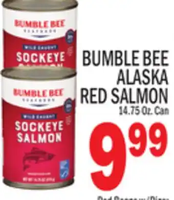 C Town Bumble bee alaska red salmon offer