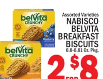 C Town Nabisco belvita breakfast biscuits offer