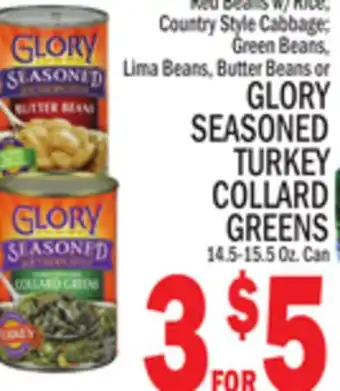 C Town Glory seasoned turkey collard greens offer