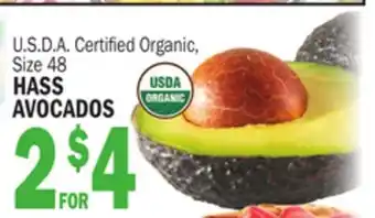 C Town Hass avocados offer