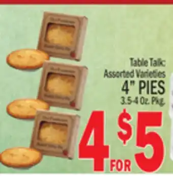 C Town 4 pies offer