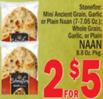 C Town Plain naan 8.8 oz. pkg offer