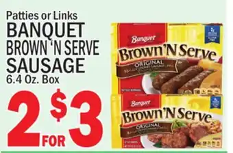 C Town Banquet brown'n serve sausage offer