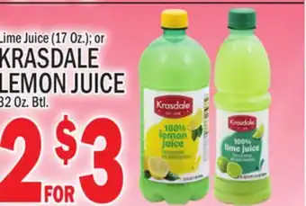 C Town Krasdale lemon juice offer