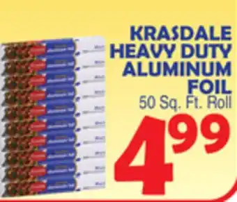 Bravo Supermarkets Krasdale heavy duty aluminum foil offer