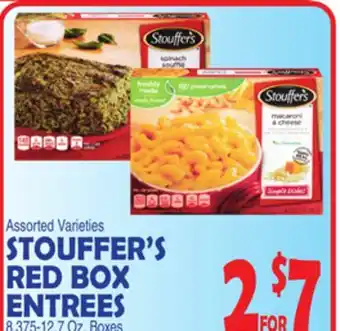 Bravo Supermarkets Stouffer's red box entrees offer