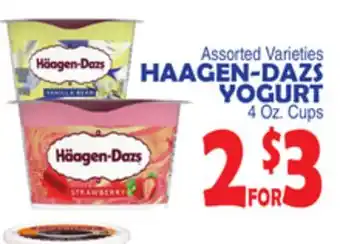 Bravo Supermarkets Haagen-dazs yogurt offer