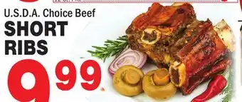 Bravo Supermarkets Short ribs offer