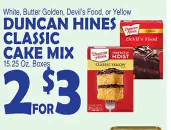 Bravo Supermarkets Duncan hines classic cake mix offer
