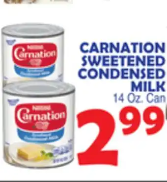 Bravo Supermarkets Carnation sweetened condensed milk offer