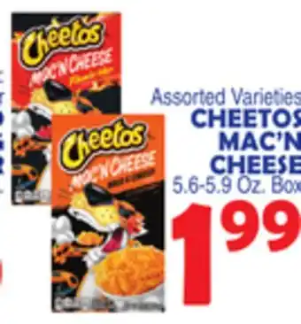 Bravo Supermarkets Cheetos mac'n cheese offer