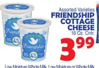 Bravo Supermarkets Friendship cottage cheese offer