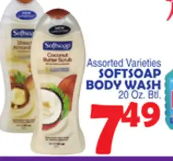 Bravo Supermarkets Softsoap body wash offer