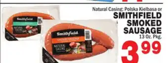 Bravo Supermarkets Smithfield smoked sausage offer
