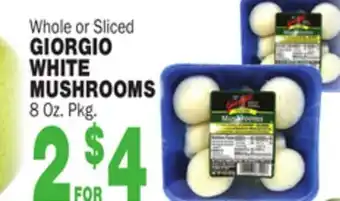 Bravo Supermarkets Giorgio white mushrooms offer
