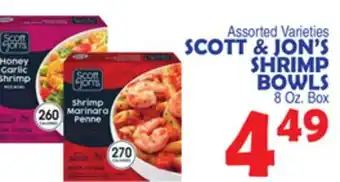 Bravo Supermarkets Scott & jon's shrimp bowls offer