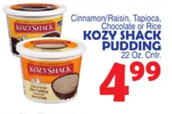 Bravo Supermarkets Kozy shack pudding offer