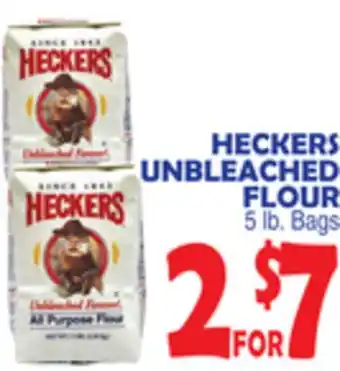 Bravo Supermarkets Heckers unbleached flour offer