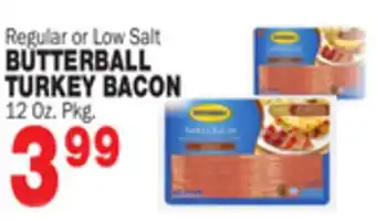 Bravo Supermarkets Butterball turkey bacon offer