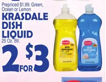 Bravo Supermarkets Krasdale dish liquid offer