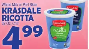 Bravo Supermarkets Krasdale ricotta offer