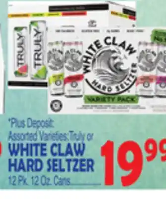 Bravo Supermarkets White claw hard seltzer offer