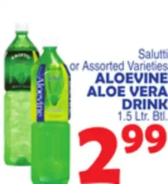 Bravo Supermarkets Aloevine aloe vera drink offer