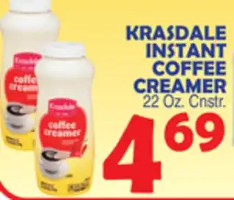 Bravo Supermarkets Krasdale instant coffee creamer offer