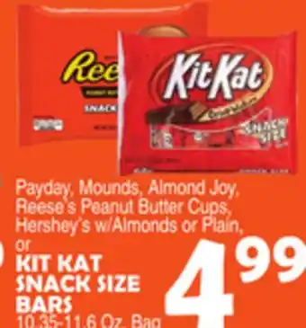 Bravo Supermarkets Kit kat snack size bars offer