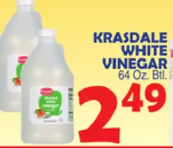 Bravo Supermarkets Krasdale white vinegar offer