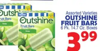 Bravo Supermarkets Outshine fruit bars offer