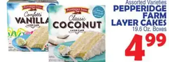 Bravo Supermarkets Pepperidge farm layer cakes offer