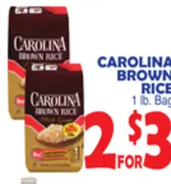 Bravo Supermarkets Carolina brown rice offer